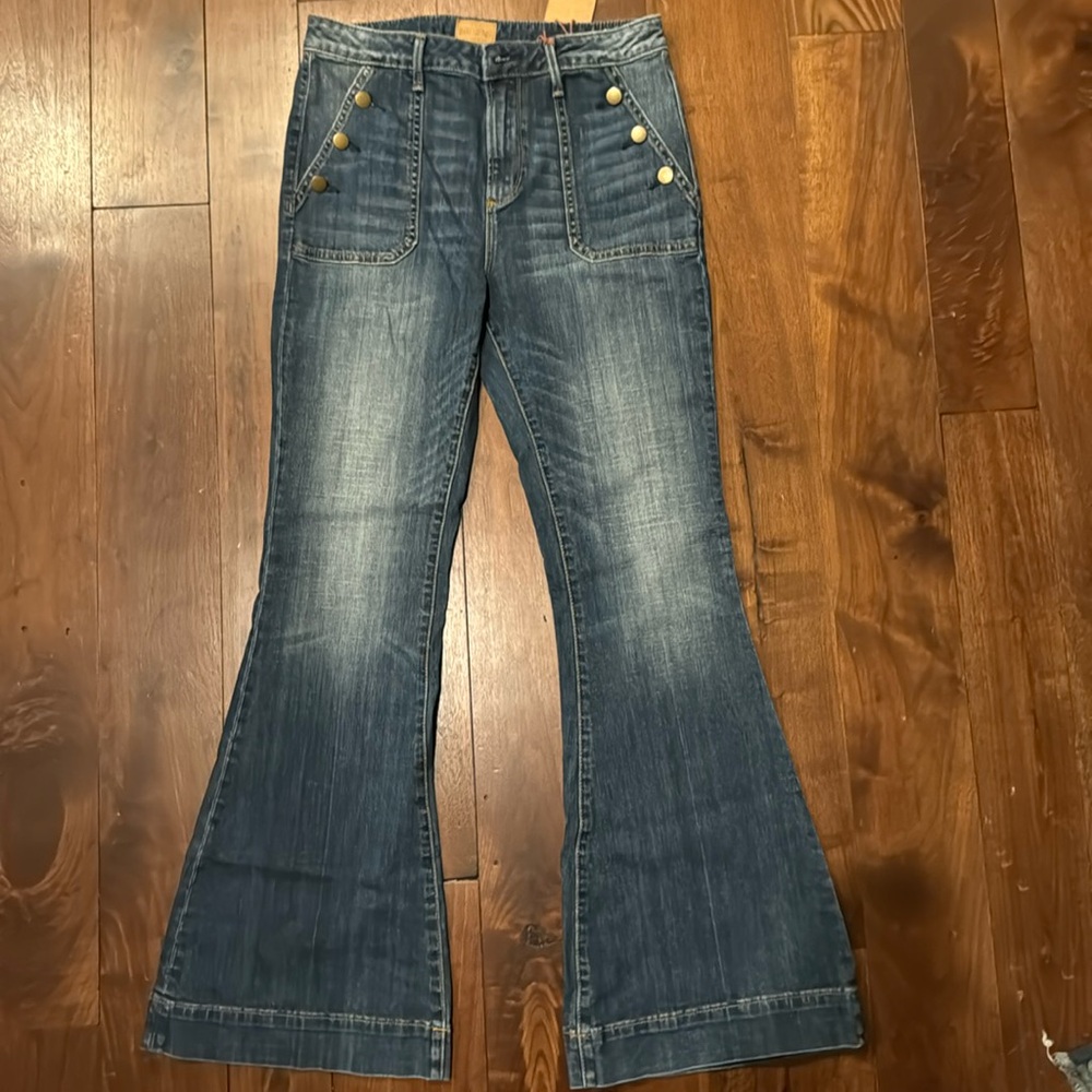 Flared Driftwood Jeans new with tags